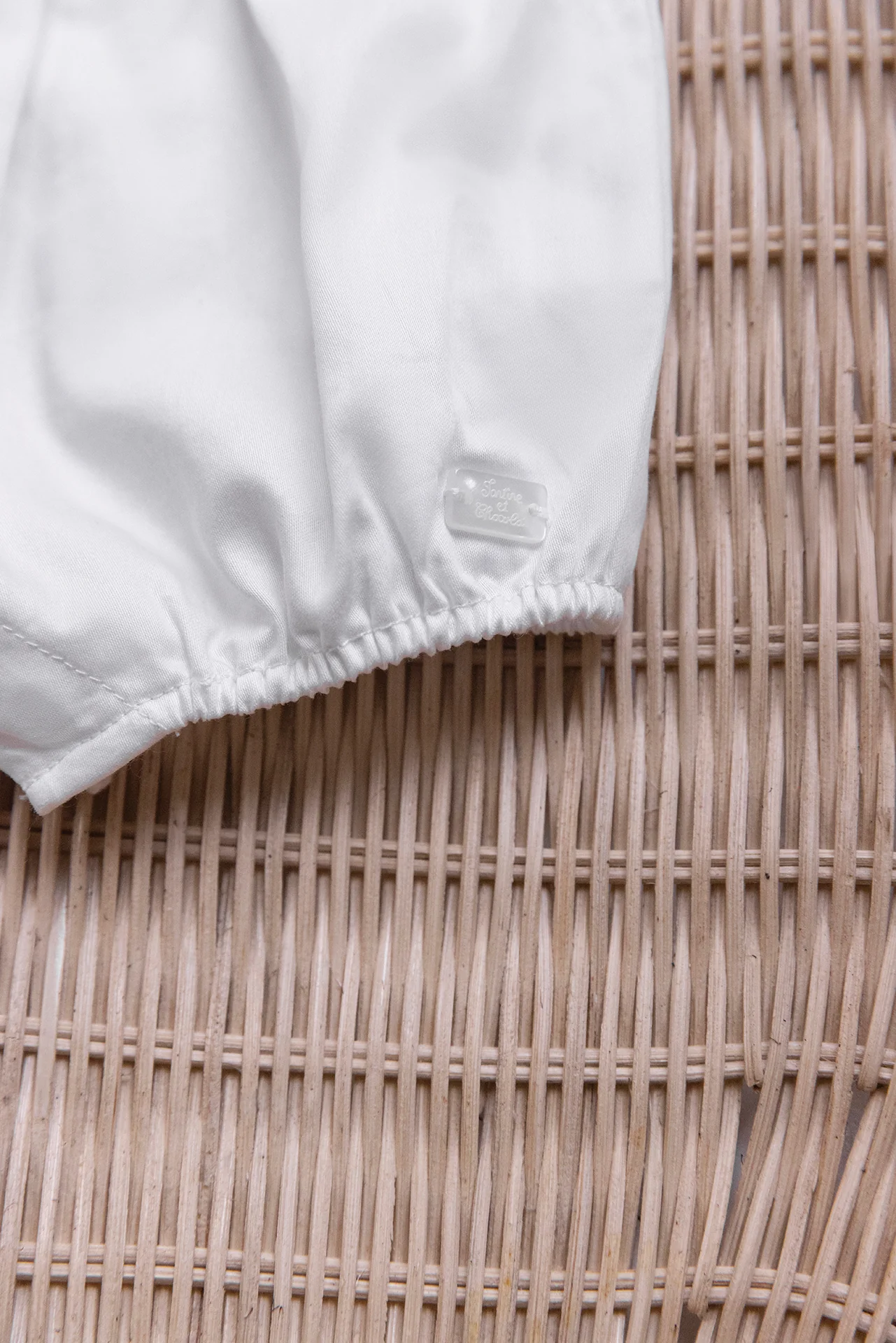 Combinaison courte - Ecru coton dentelle - Image 3