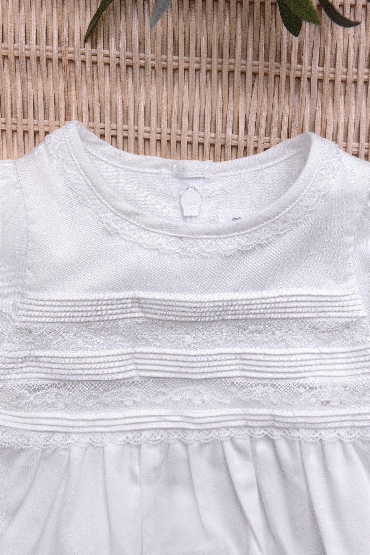 Combinaison courte - Ecru coton dentelle - Image 4