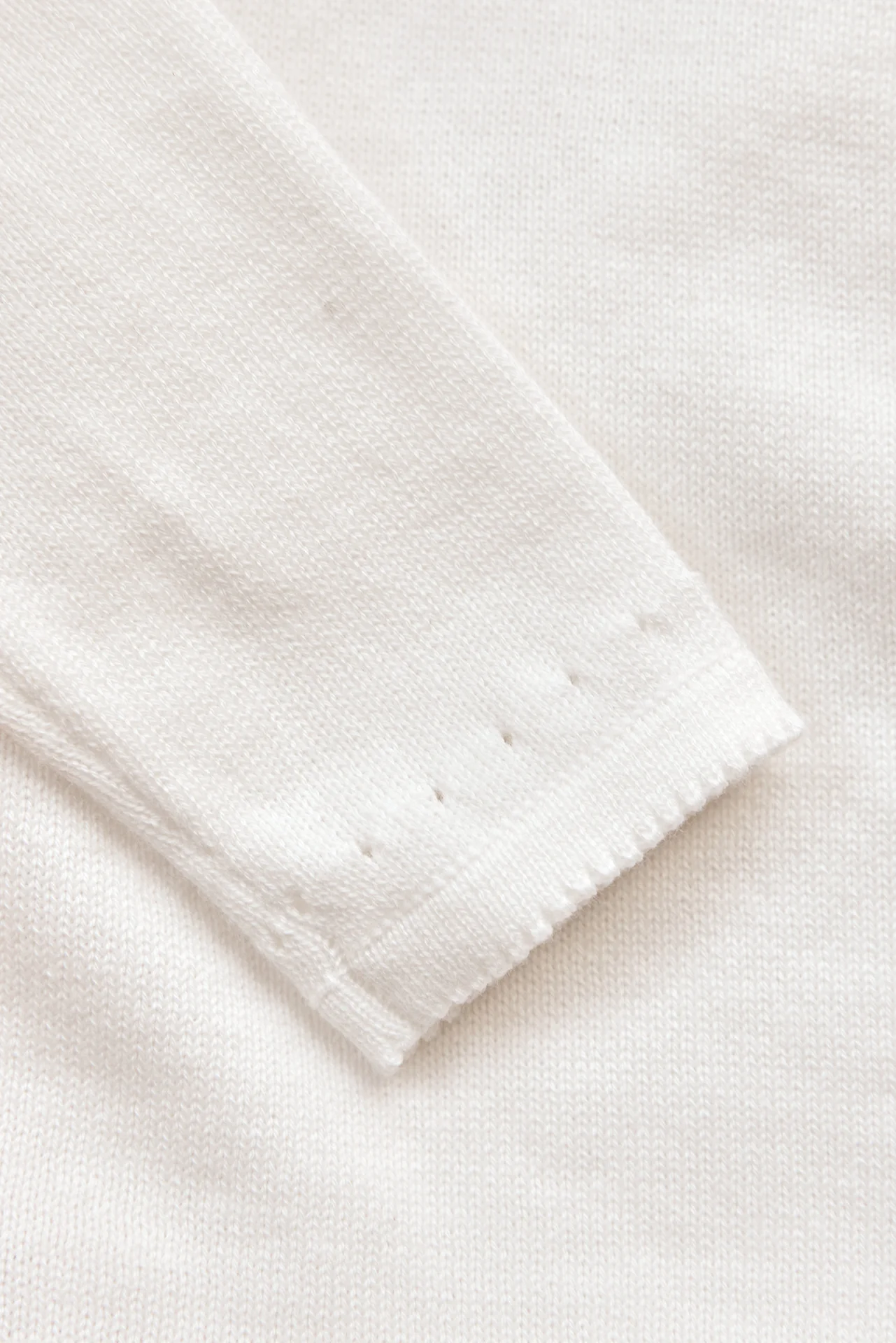 Ensemble long - Ecru coton cache-cœur - Image 8