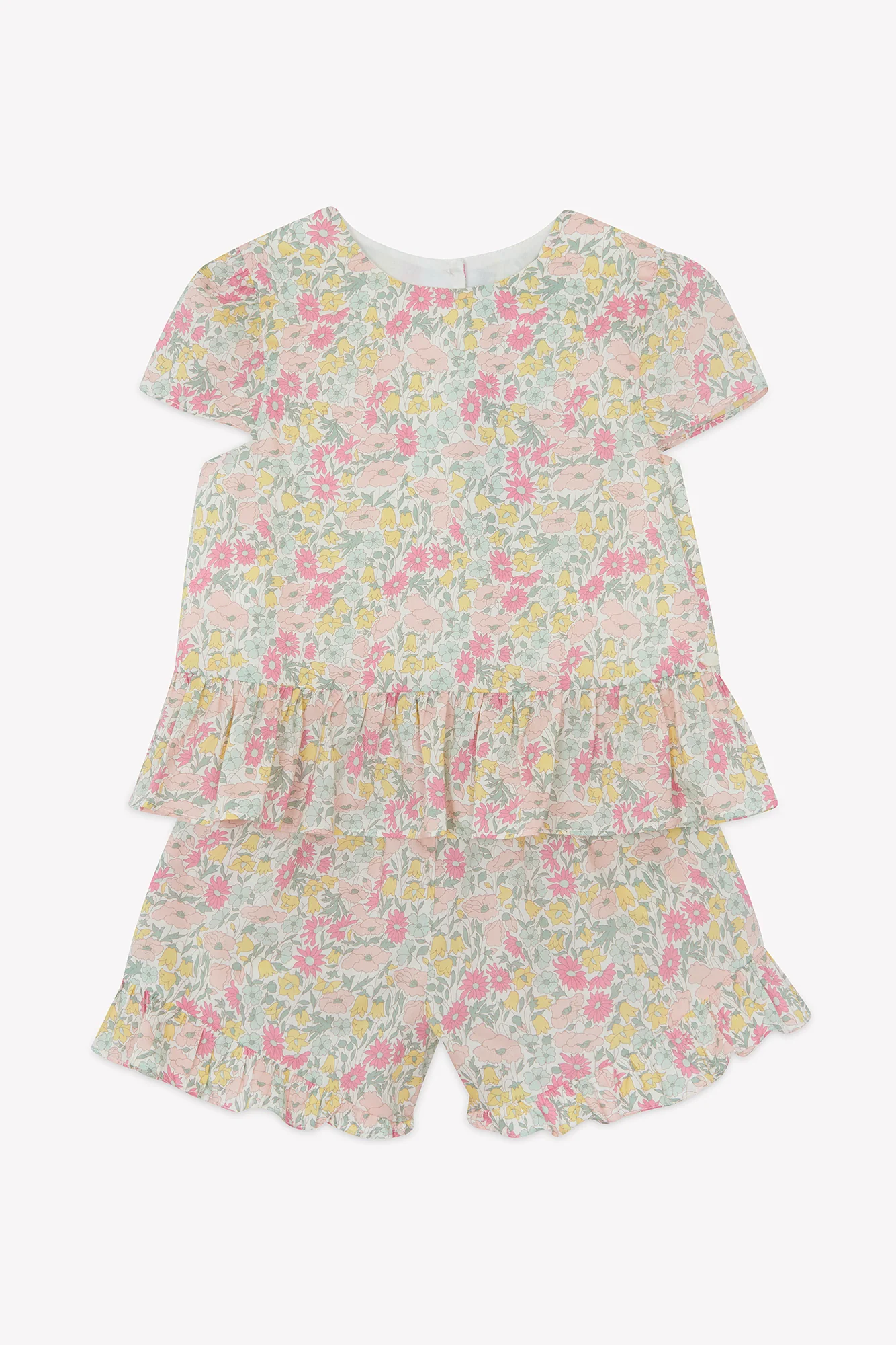 Ensemble court - Citrus imprimé tissu liberty - Image 6