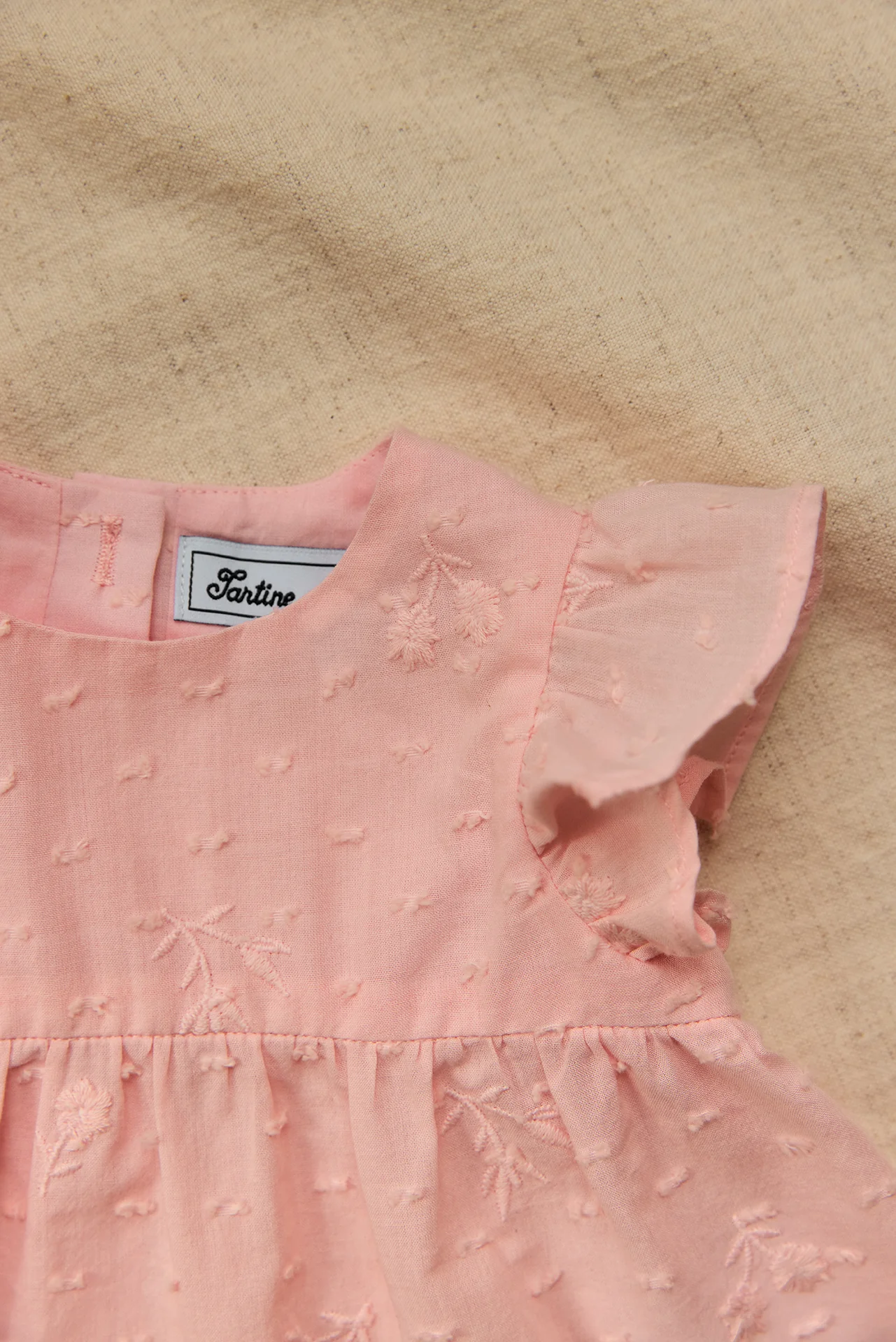 Ensemble court - Rose coton plumetis - Image 6