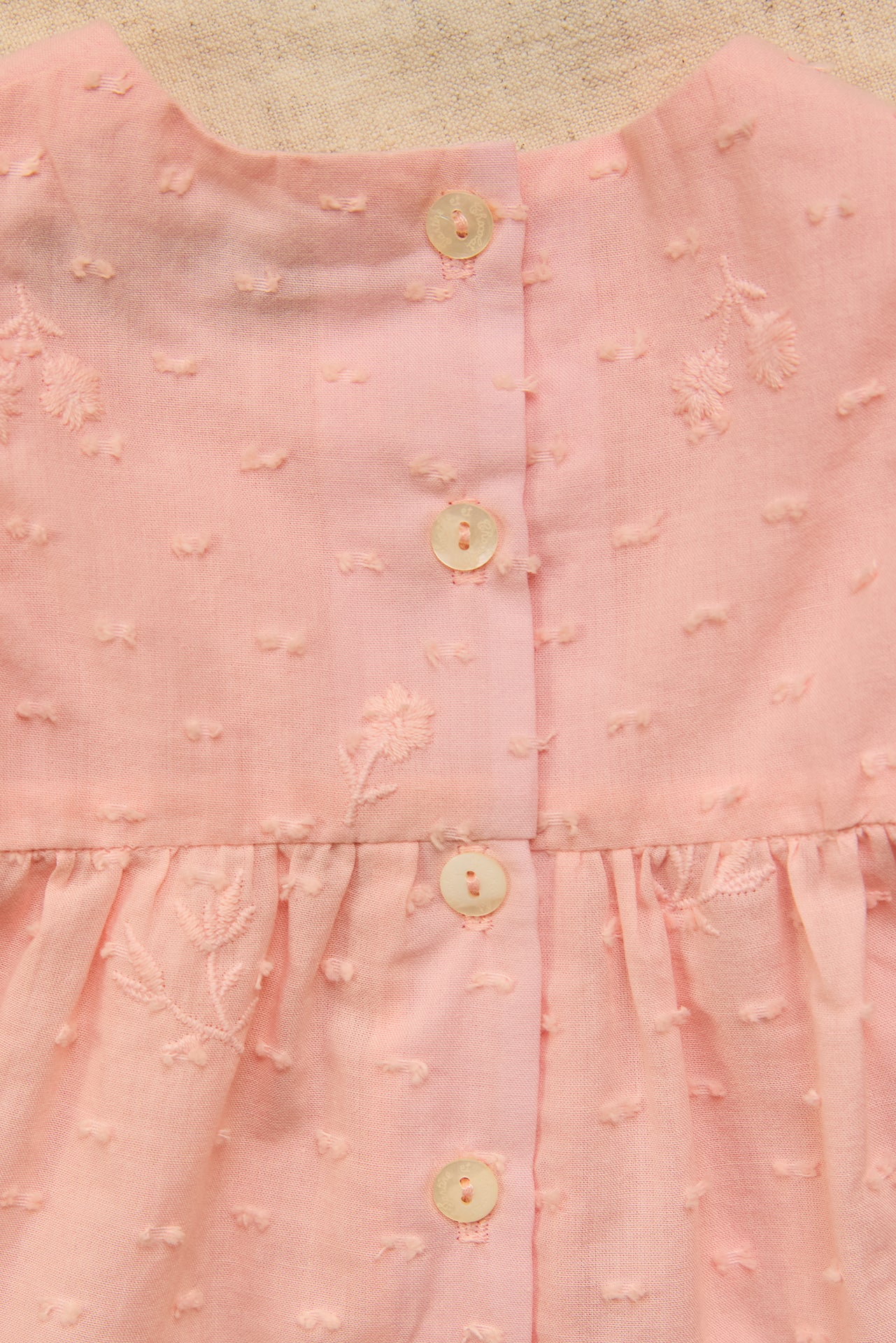 Ensemble court - Rose coton plumetis - Image 7