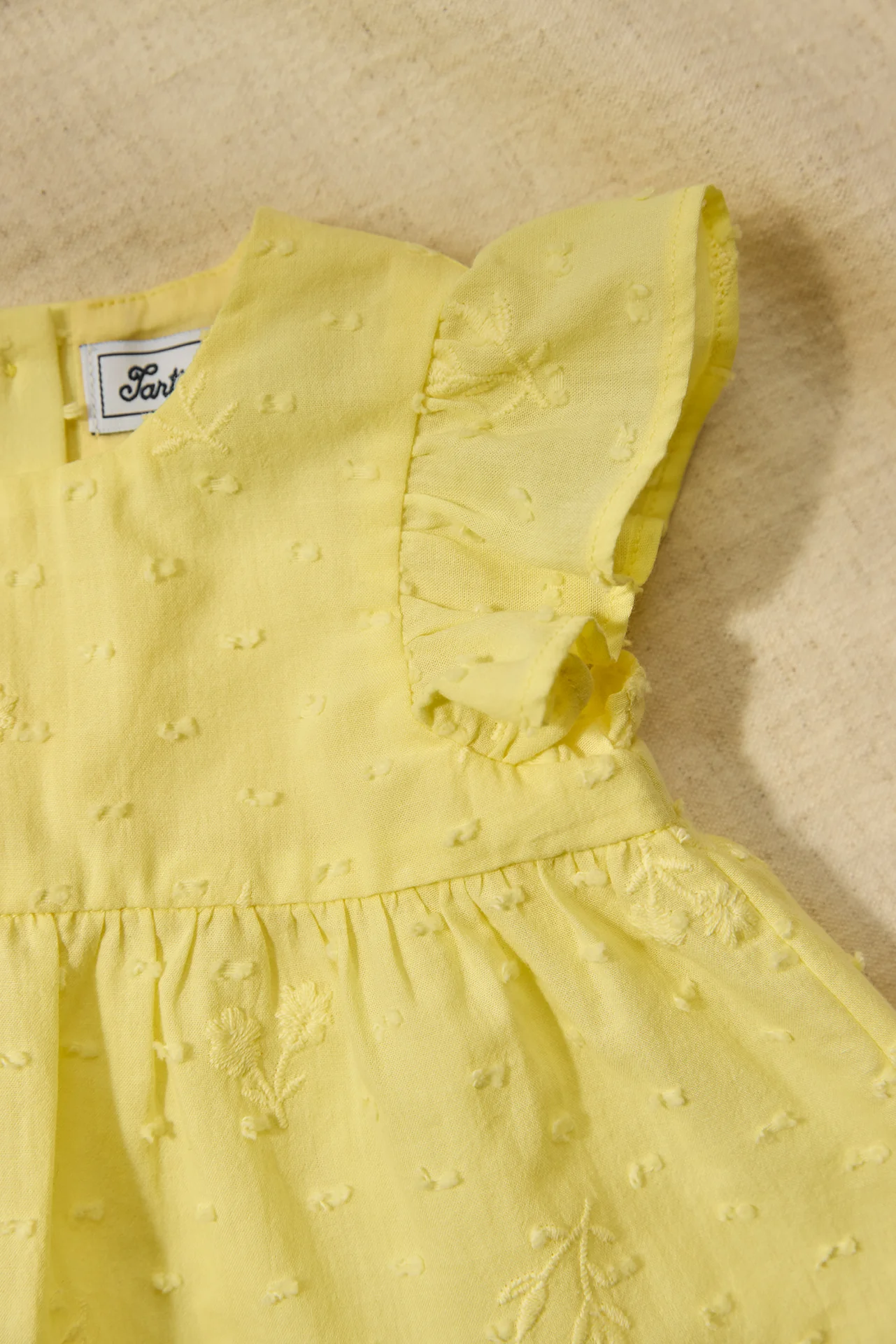 Ensemble court - Citrus coton plumetis - Image 4