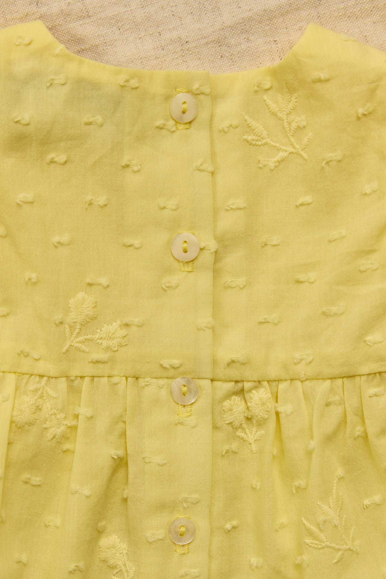 Ensemble court - Citrus coton plumetis - Image 5