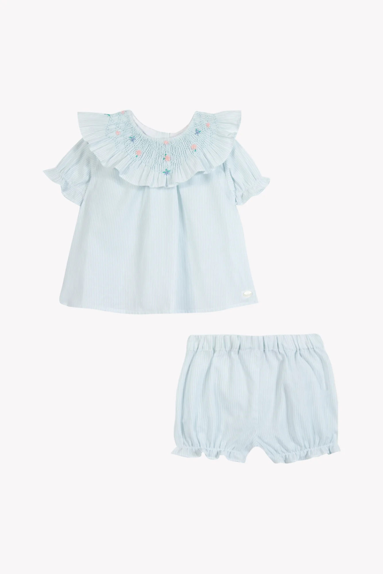 Ensemble court - Vert coton rayures - Image 7