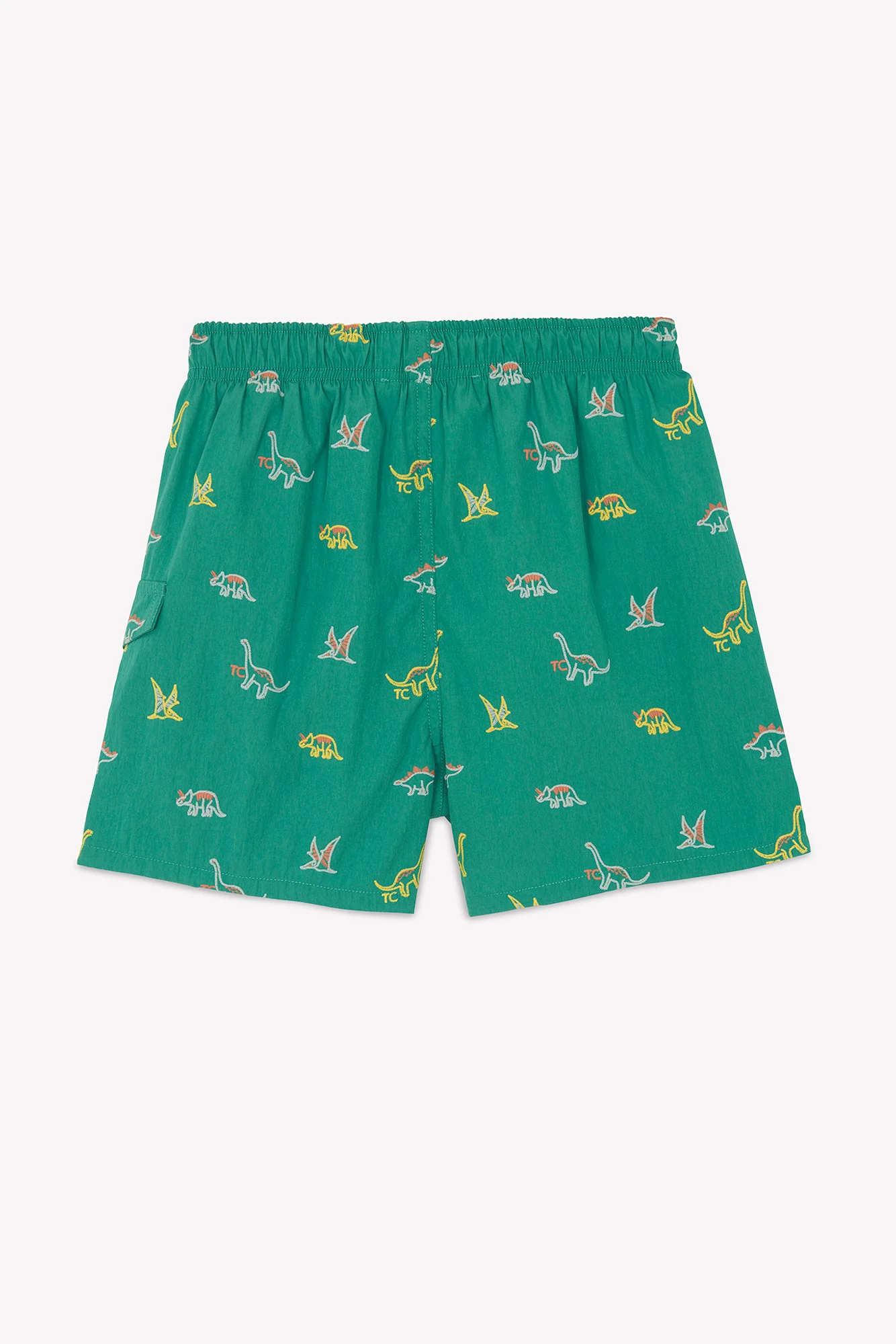 Short de bain - Vert imprimé dinosaure - Image 4