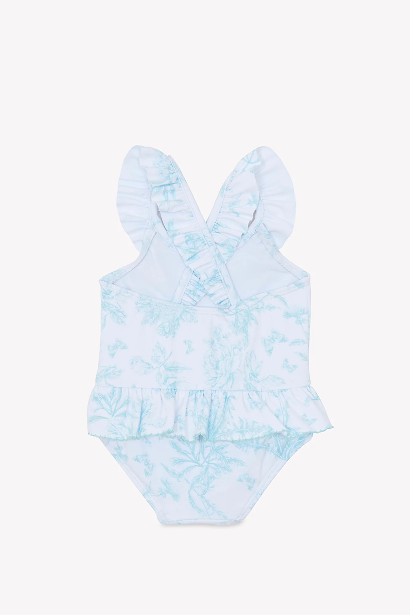 Maillot de Bain - Vert imprimé inspiration Toile de Jouy - Image 7