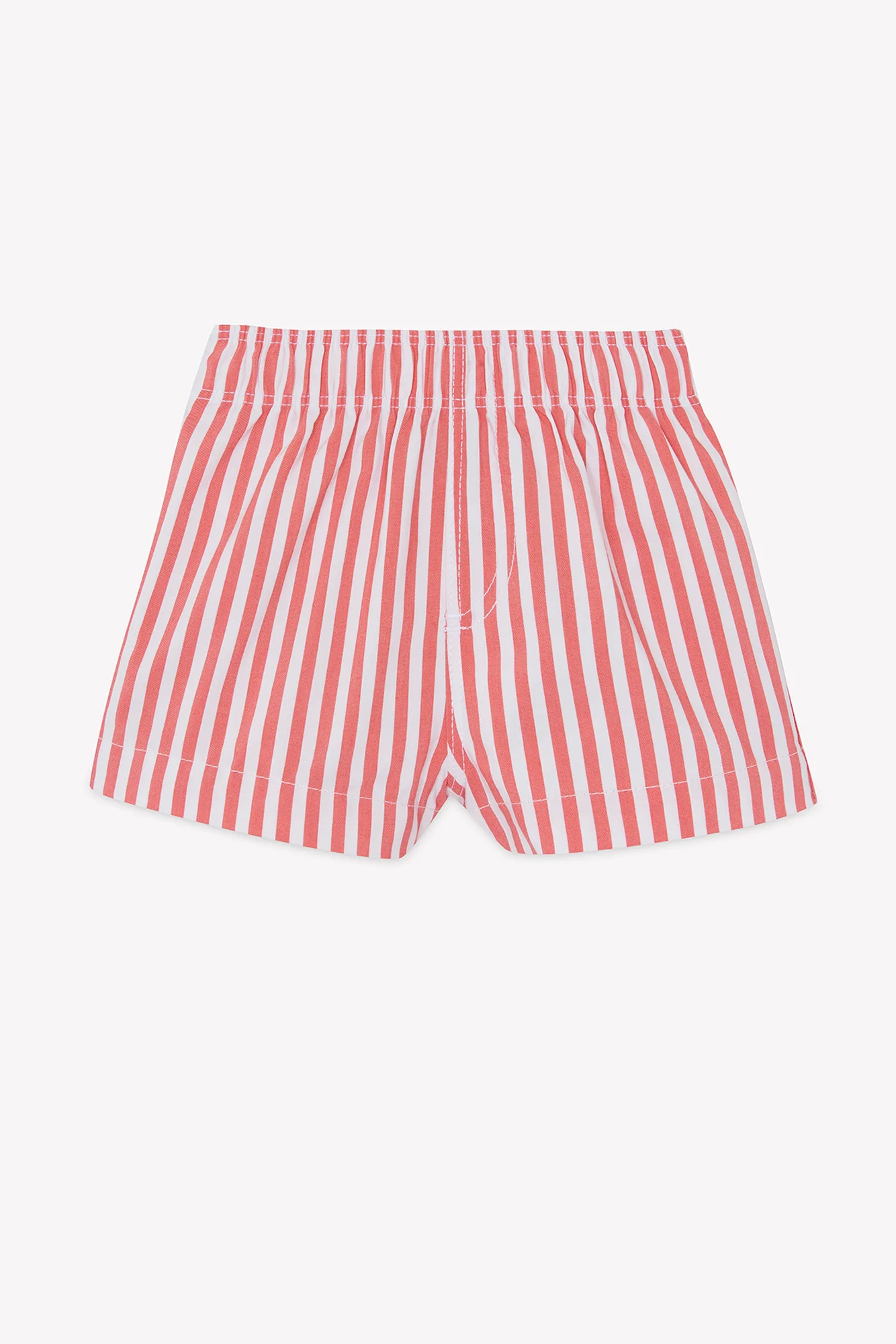 Short de bain - Rouge rayures - Image 2