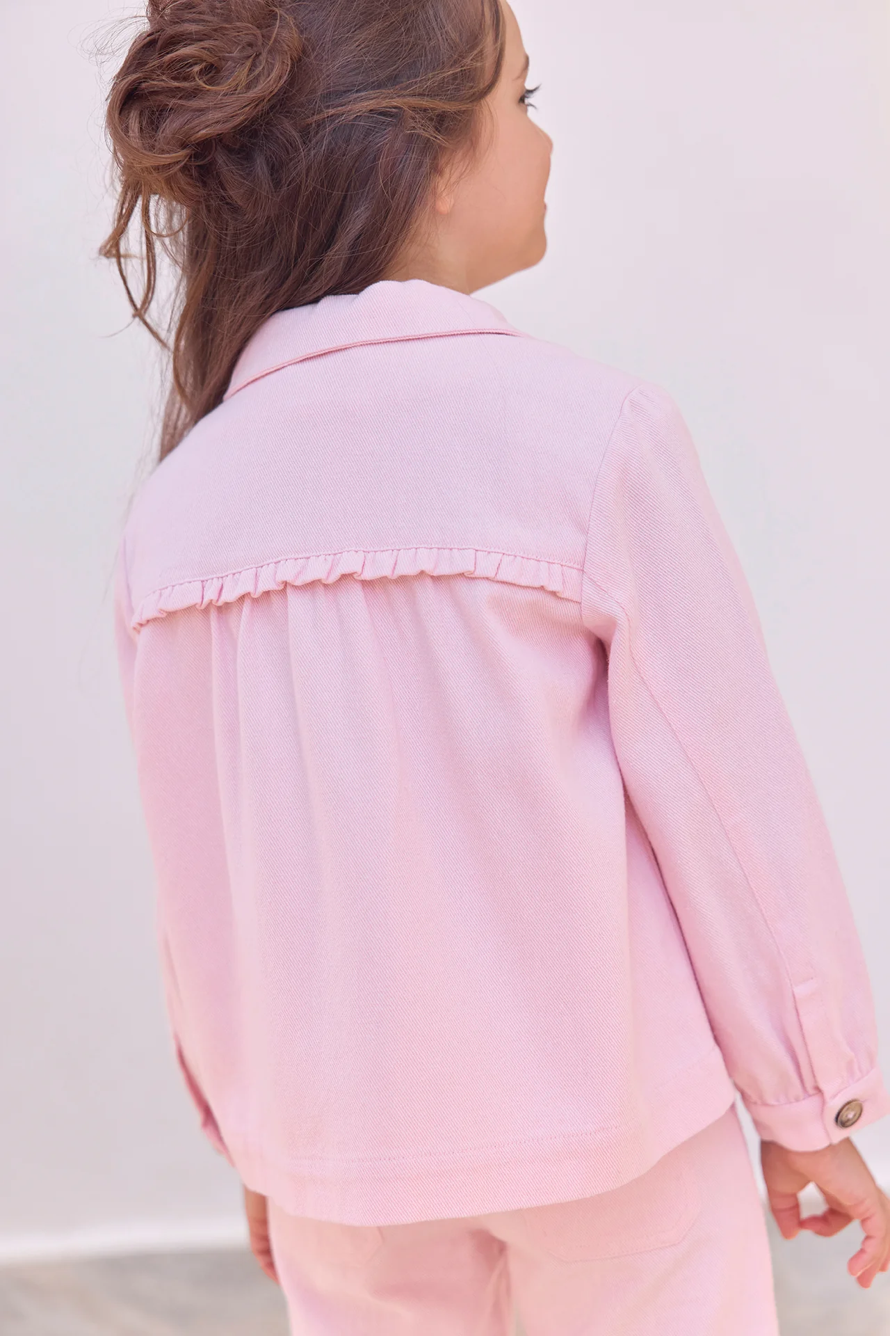 Veste - Rose coton broderie - Image 3