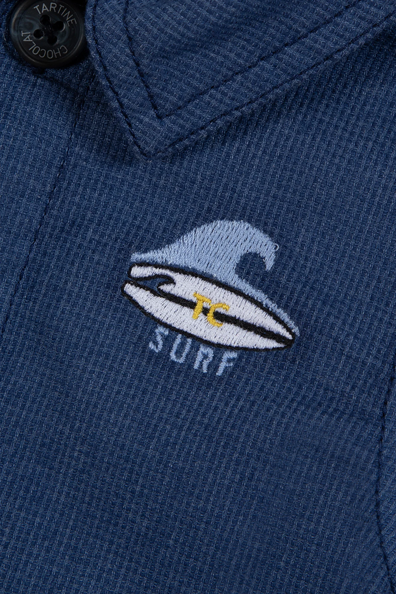 Veste - Indigo coton bord de mer - Image 6