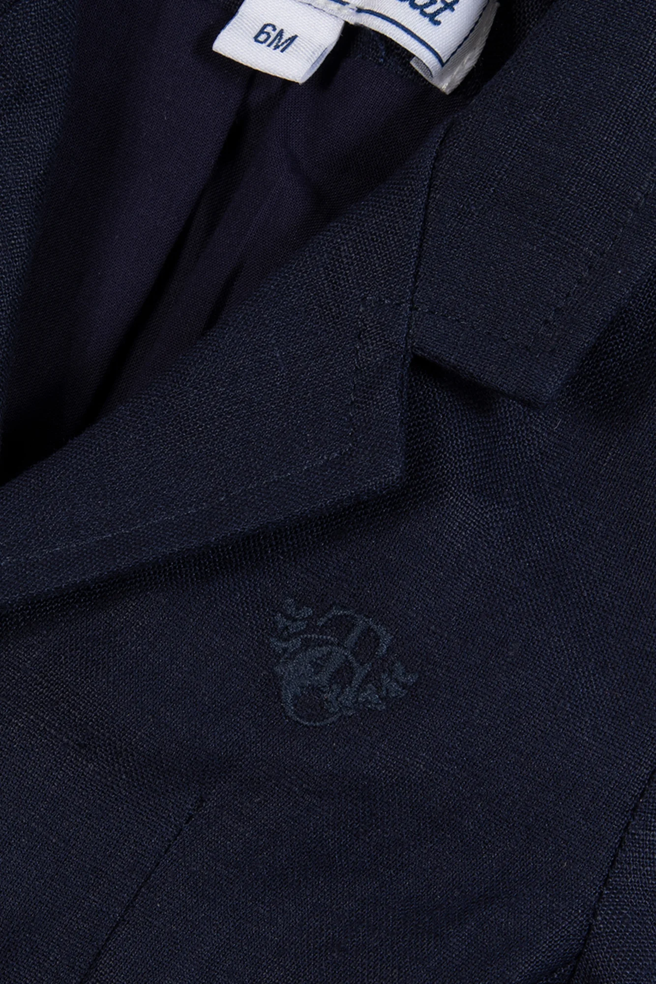 Veste - Marine lin écusson TC - Image 6