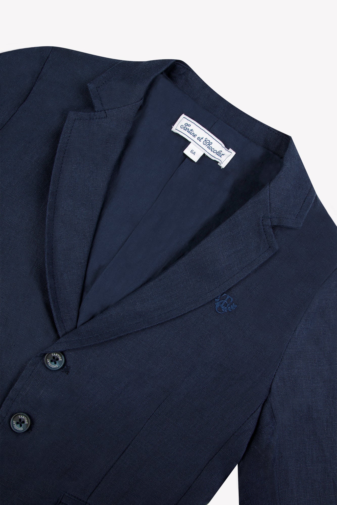 Veste - Marine lin cérémonie - Image 7