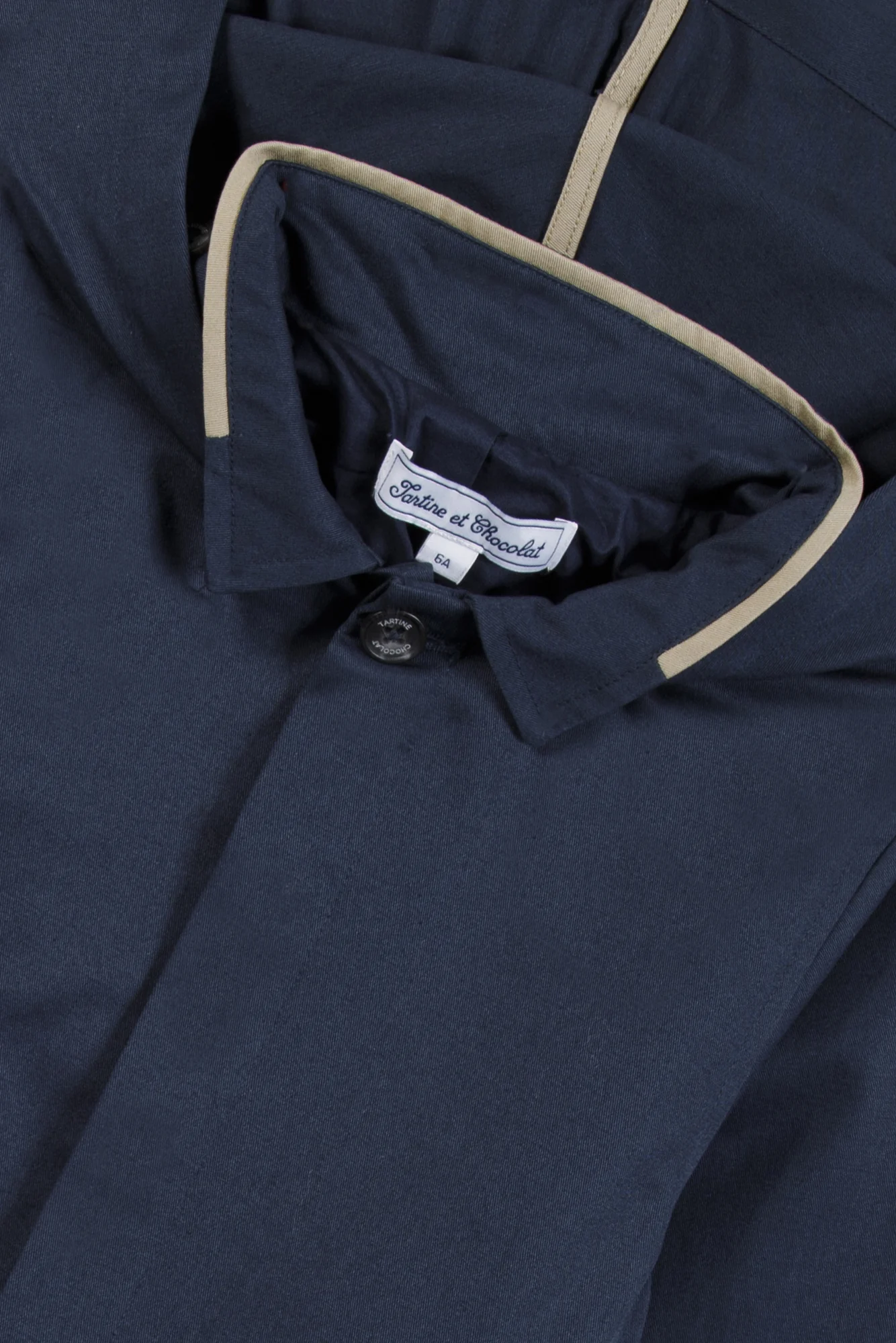 Trench 2-en-1 - Marine coton capuche - Image 8