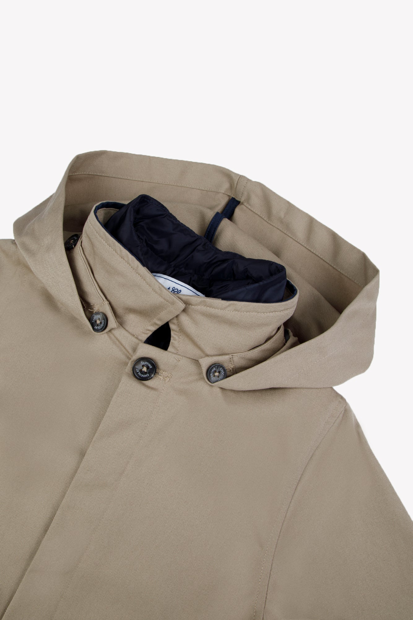 Trench 2-en-1 - Sable coton capuche - Image 9