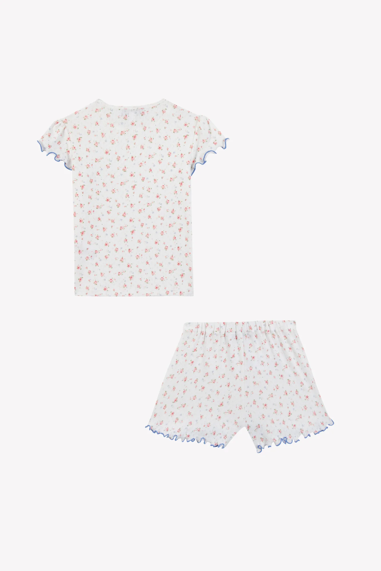 Pyjama - Ecru imprimé fleuri - Image 9