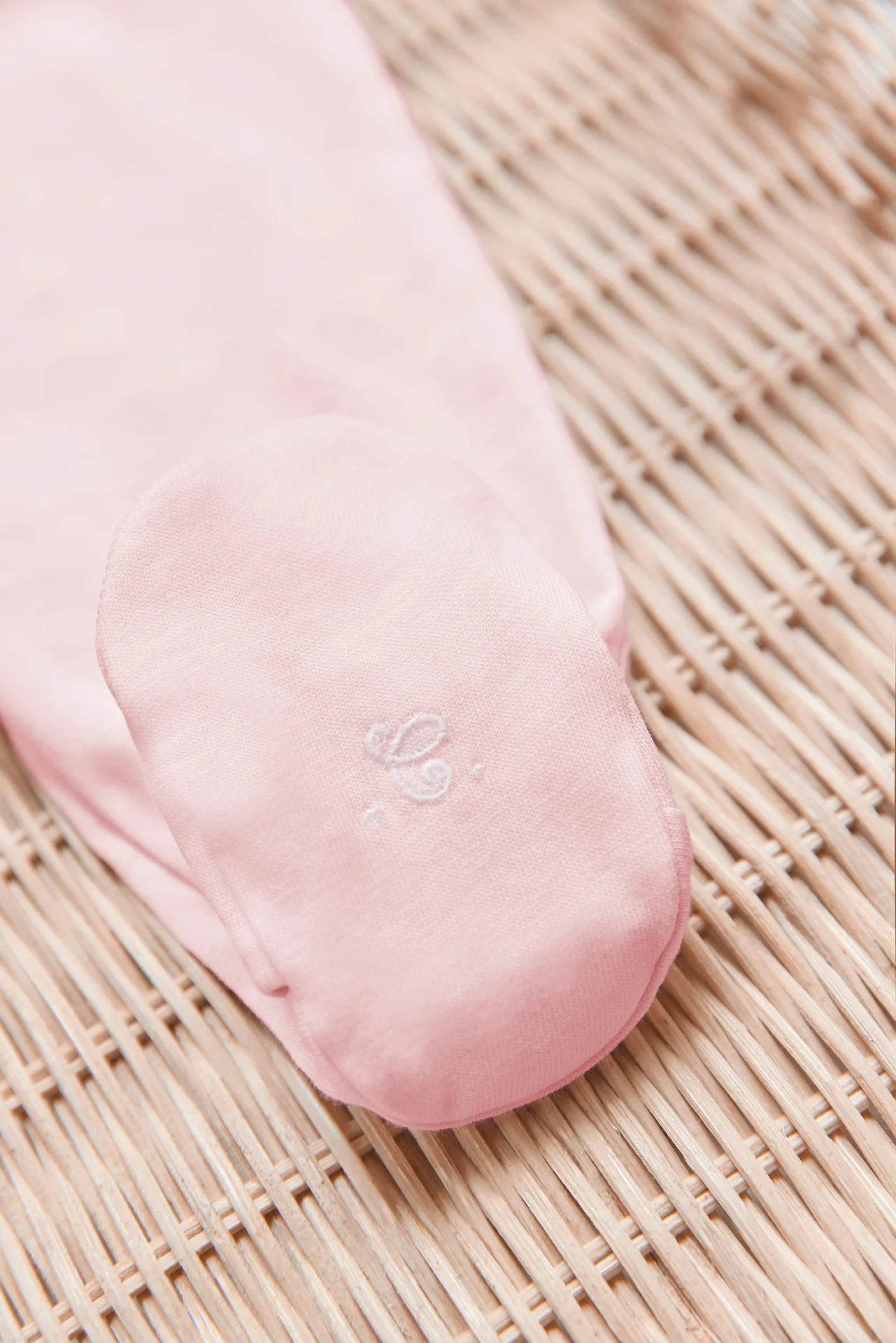 Pyjama - Rose pâle coton motif ruban - Image 5