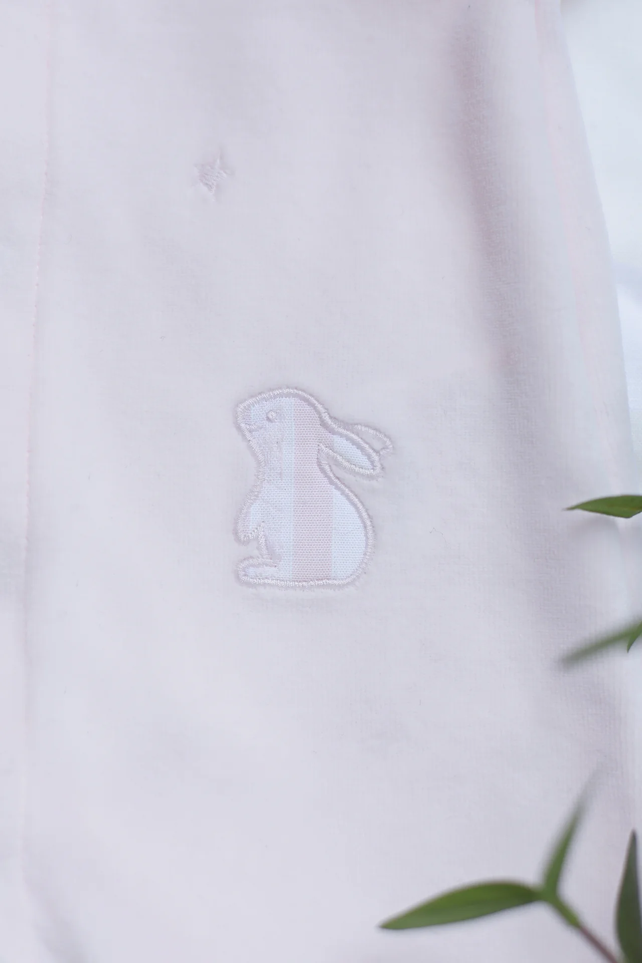 Pyjama - Rose pâle velours lapin - Image 4