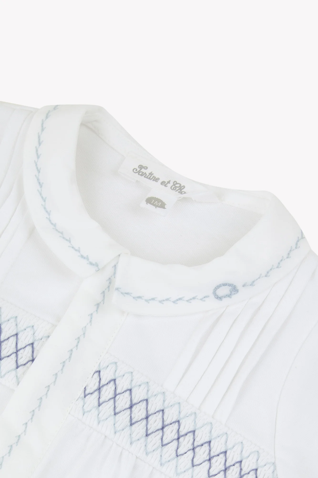 Pyjama - Blanc coton broderie - Image 9