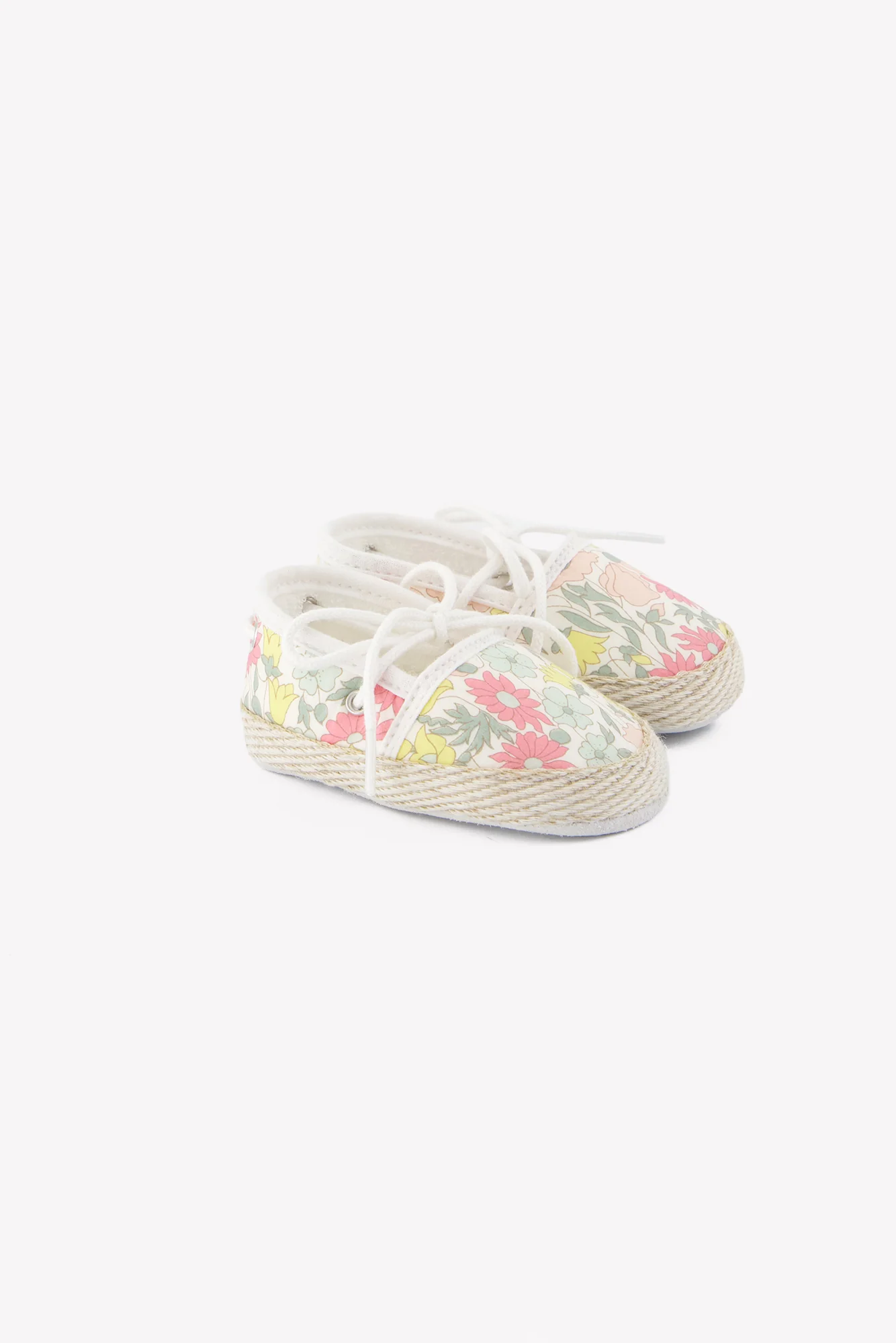 Chaussons Espadrille - Citrus coton imprimé tissu liberty - Image 5