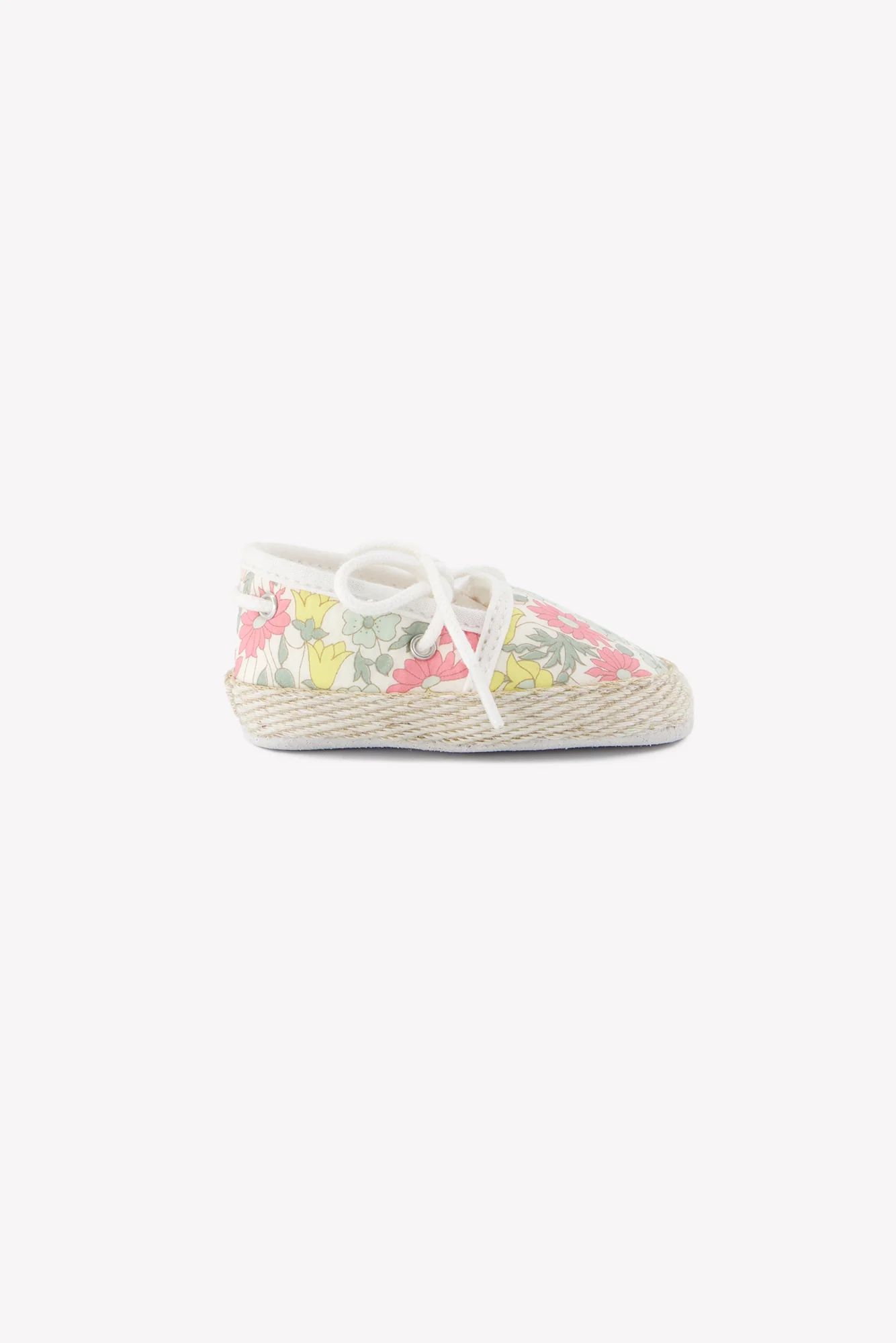 Chaussons Espadrille - Citrus coton imprimé tissu liberty - Image 6