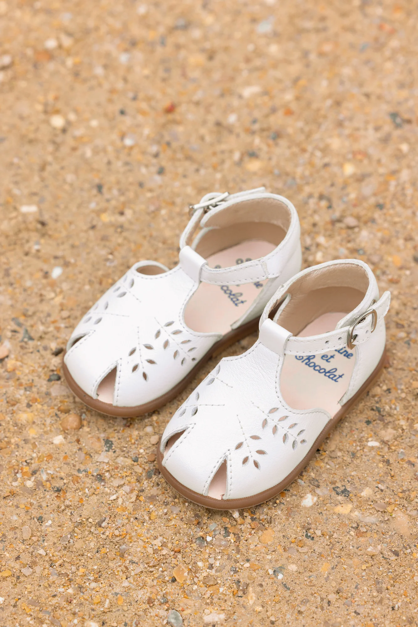Sandales Premiers-Pas - Cuir Ecru