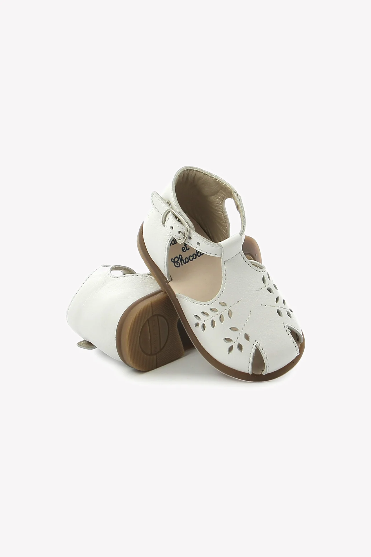 Sandales Premiers-Pas - Cuir Ecru - Image 7