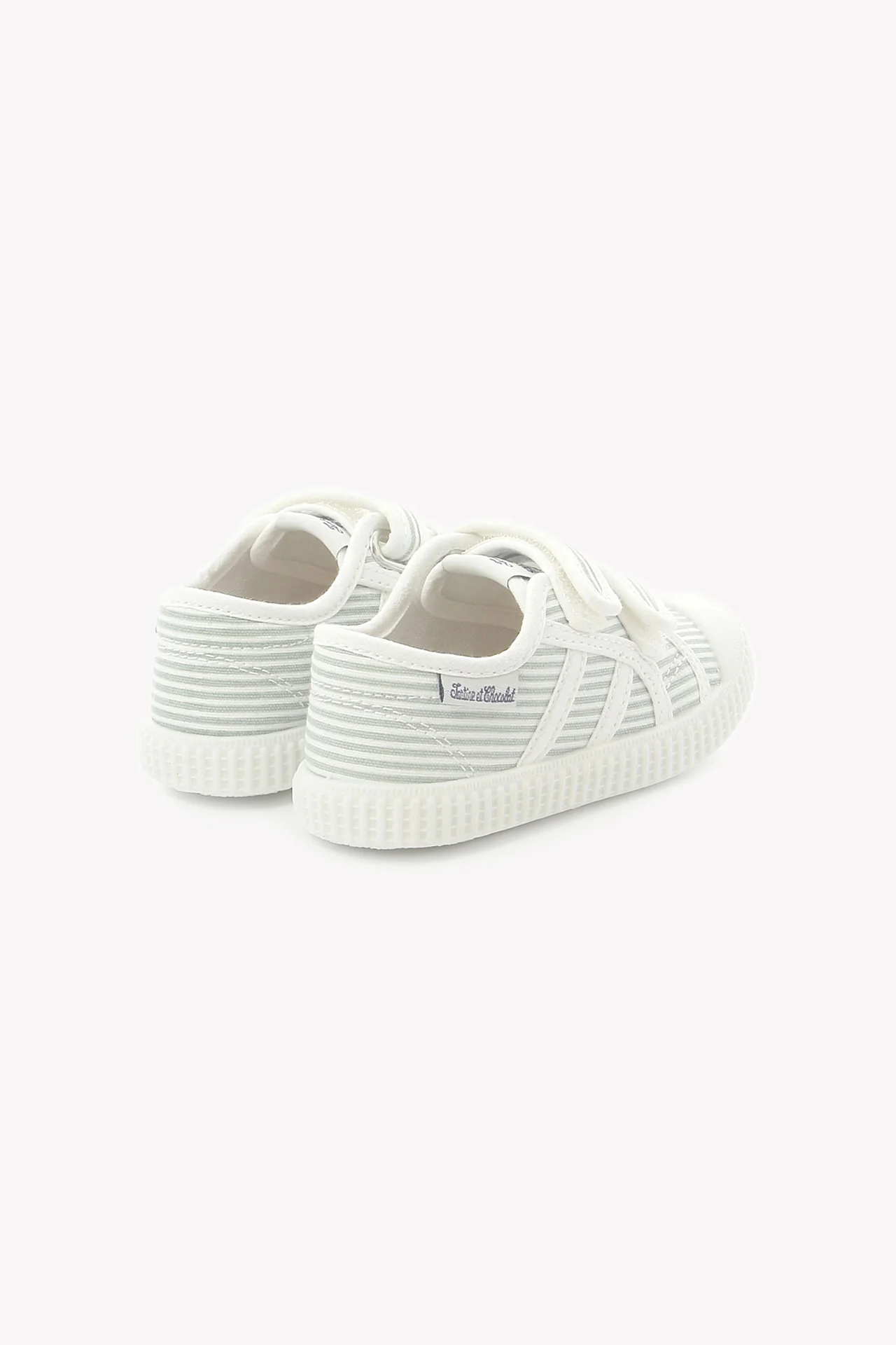 Baskets - Toile stripes sauge - Image 3