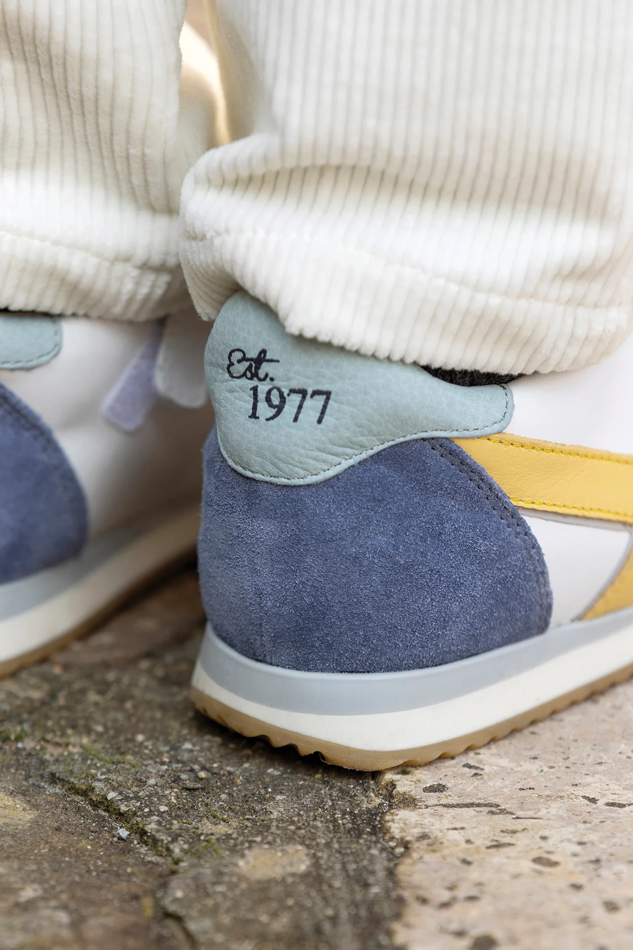 Baskets - TC 77 velours bleu - Image 2