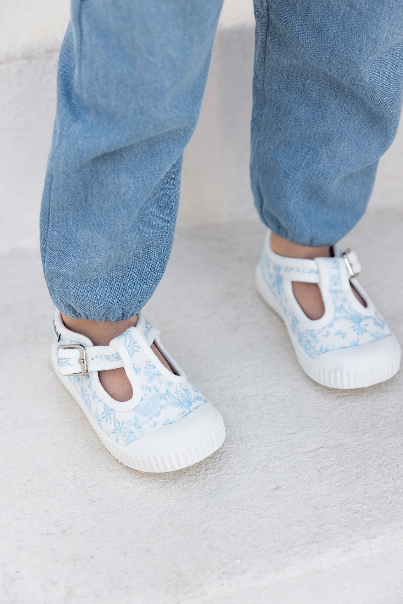 Babies - Imprimé Toile de Jouy Bleu Ciel