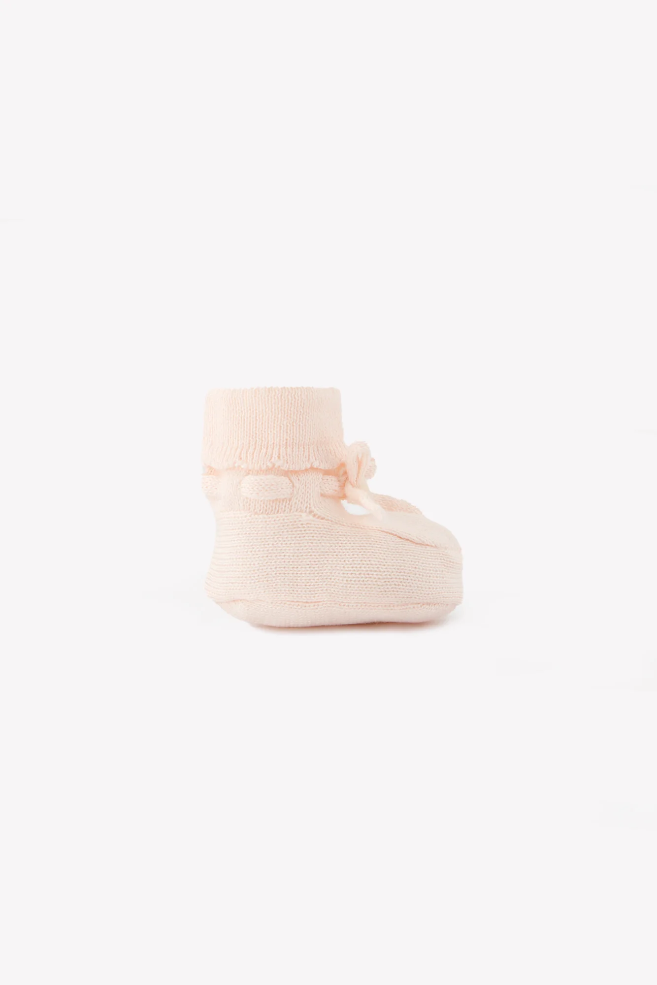 Chaussons - Rose coton nœud - Image 3