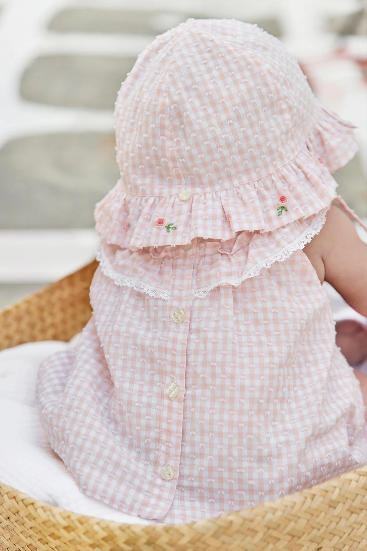 Bob - Rose coton rayures - Image 3