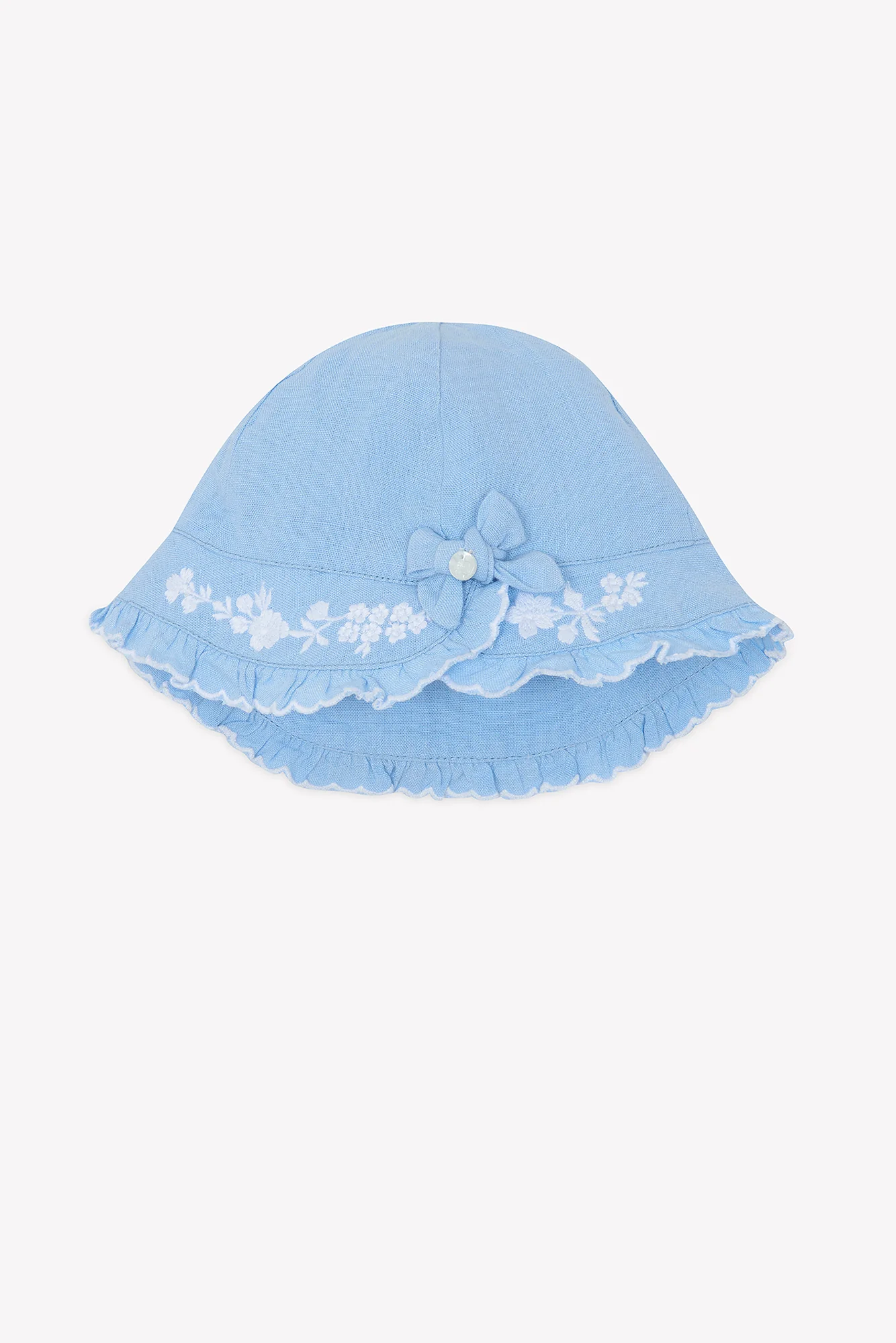 Bob - Azur lin broderie