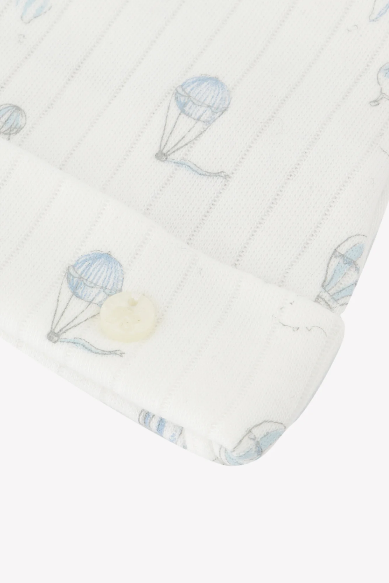 Bonnet - Ecru coton imprimé montgolfières - Image 4