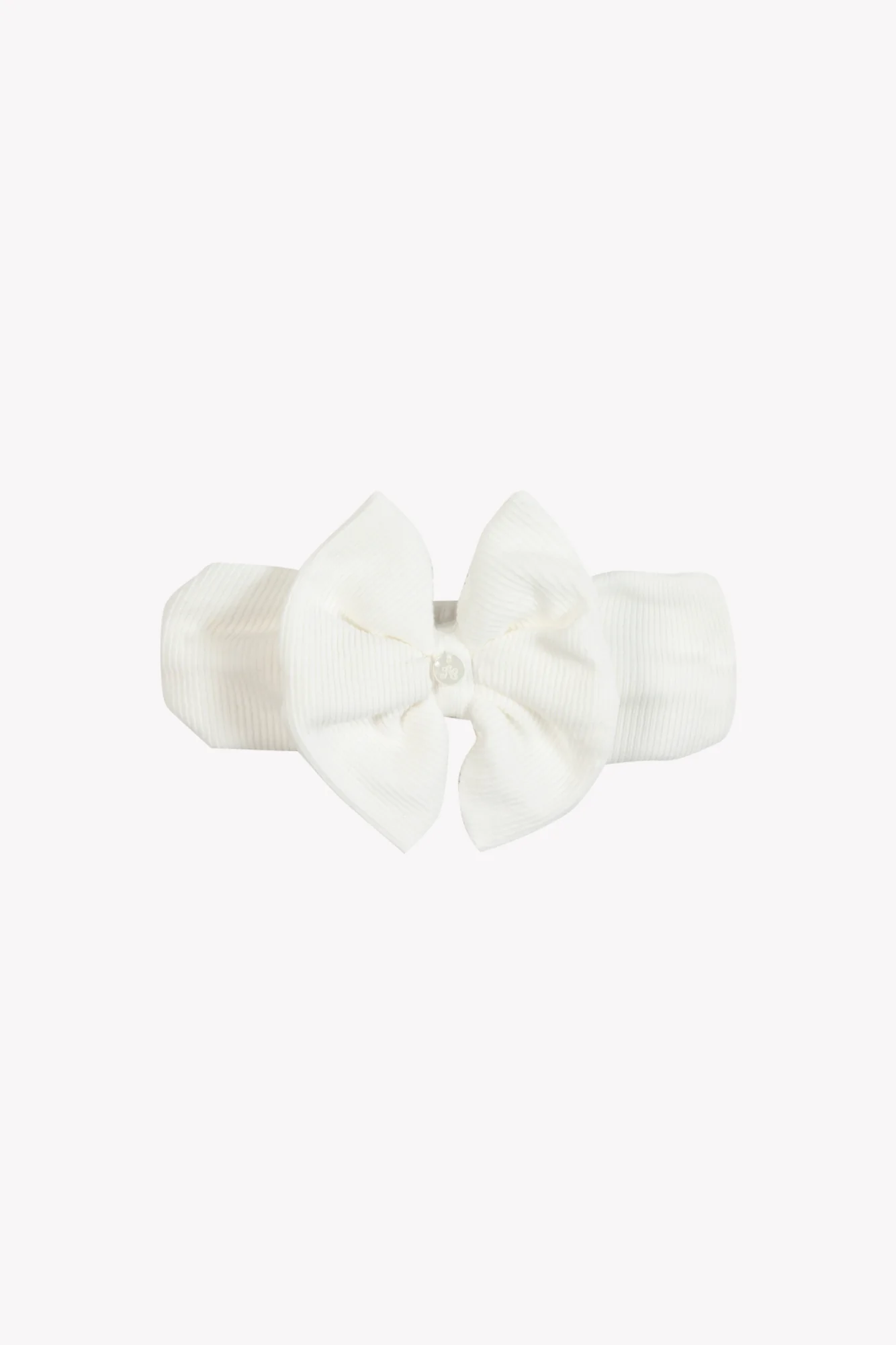 Bandeau - Ecru coton nœud