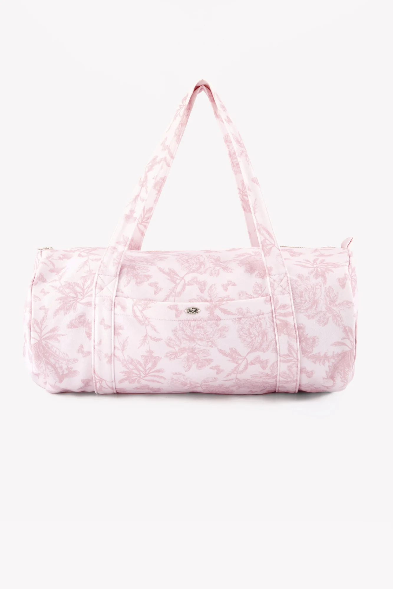 Sac - Rose coton imprimé inspiration Toile de Jouy - Image 4