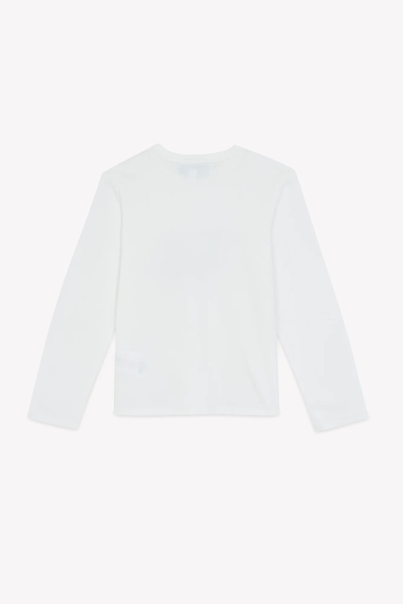 T-shirt - Ecru coton imprimé chien - Image 4