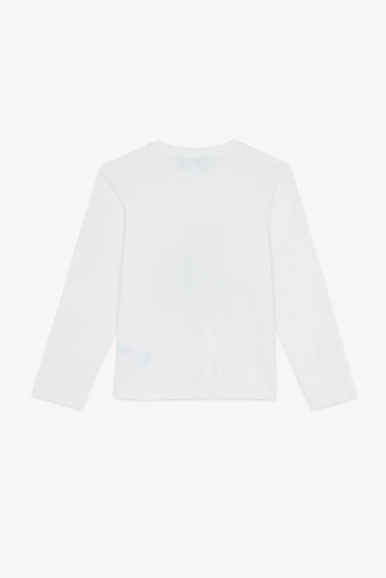 T-shirt - Bordeaux coton imprimé - Image 4