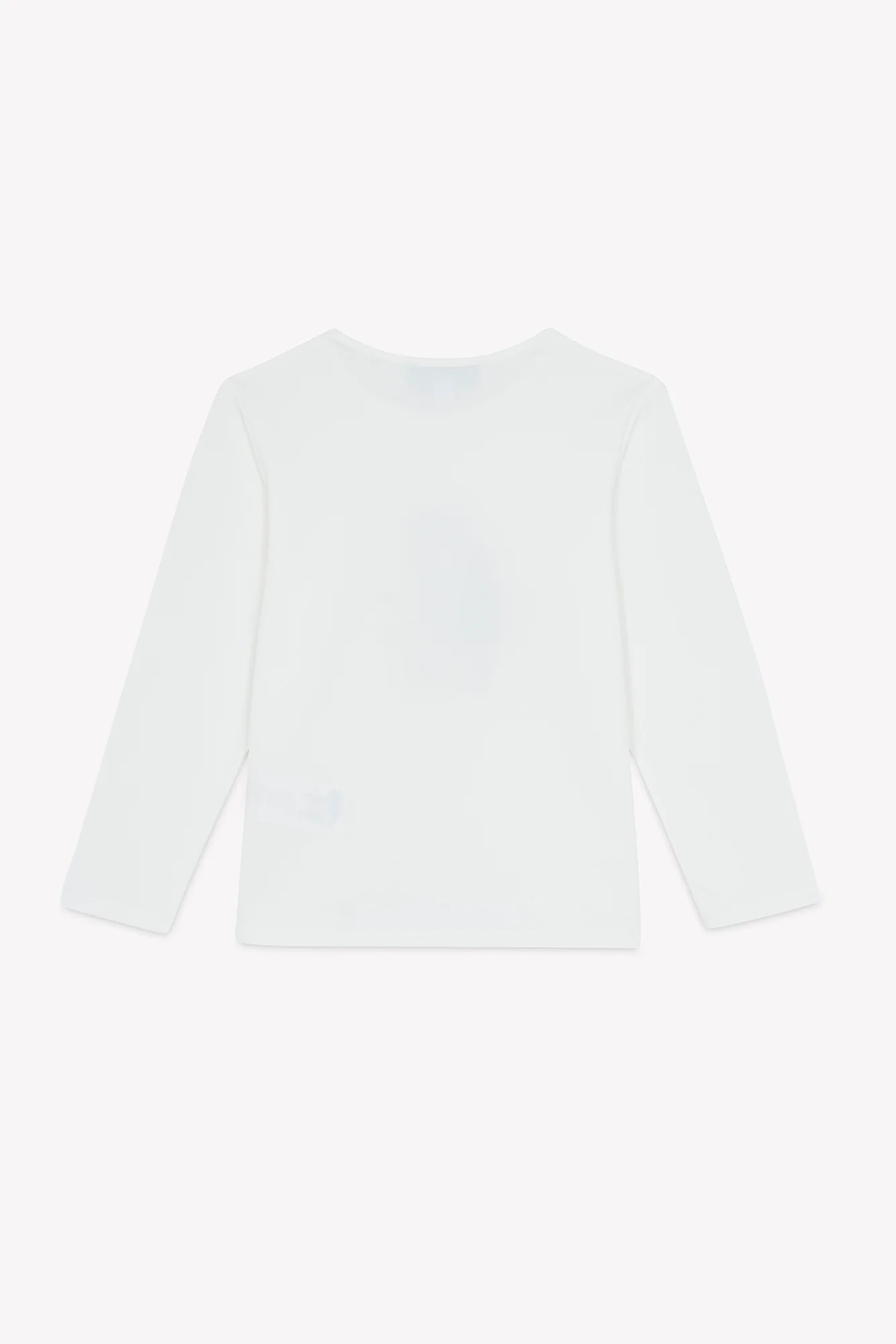 T-shirt - Marine coton col rond - Image 4