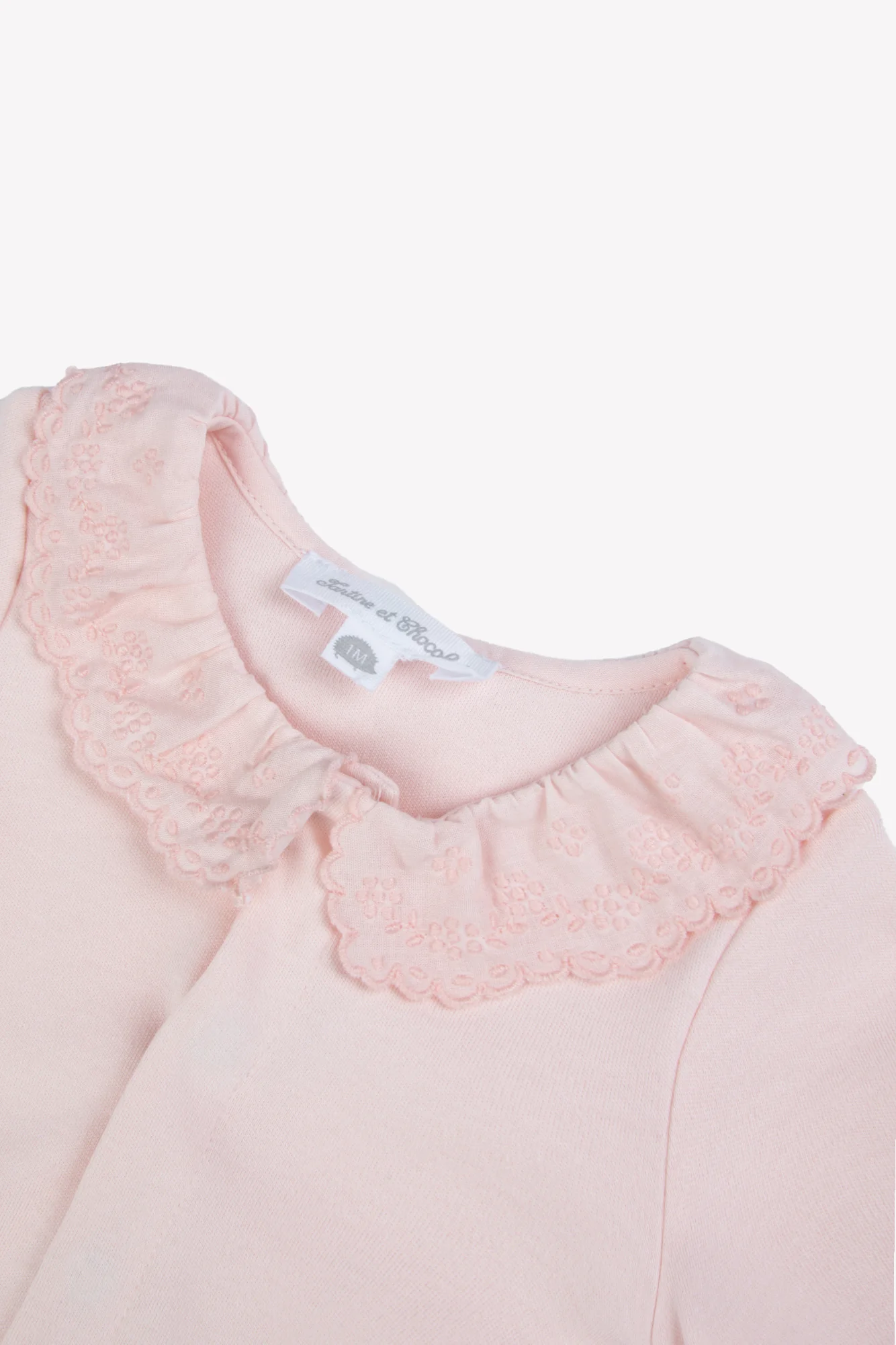 Body - Rosée coton col brodé volanté - Image 3