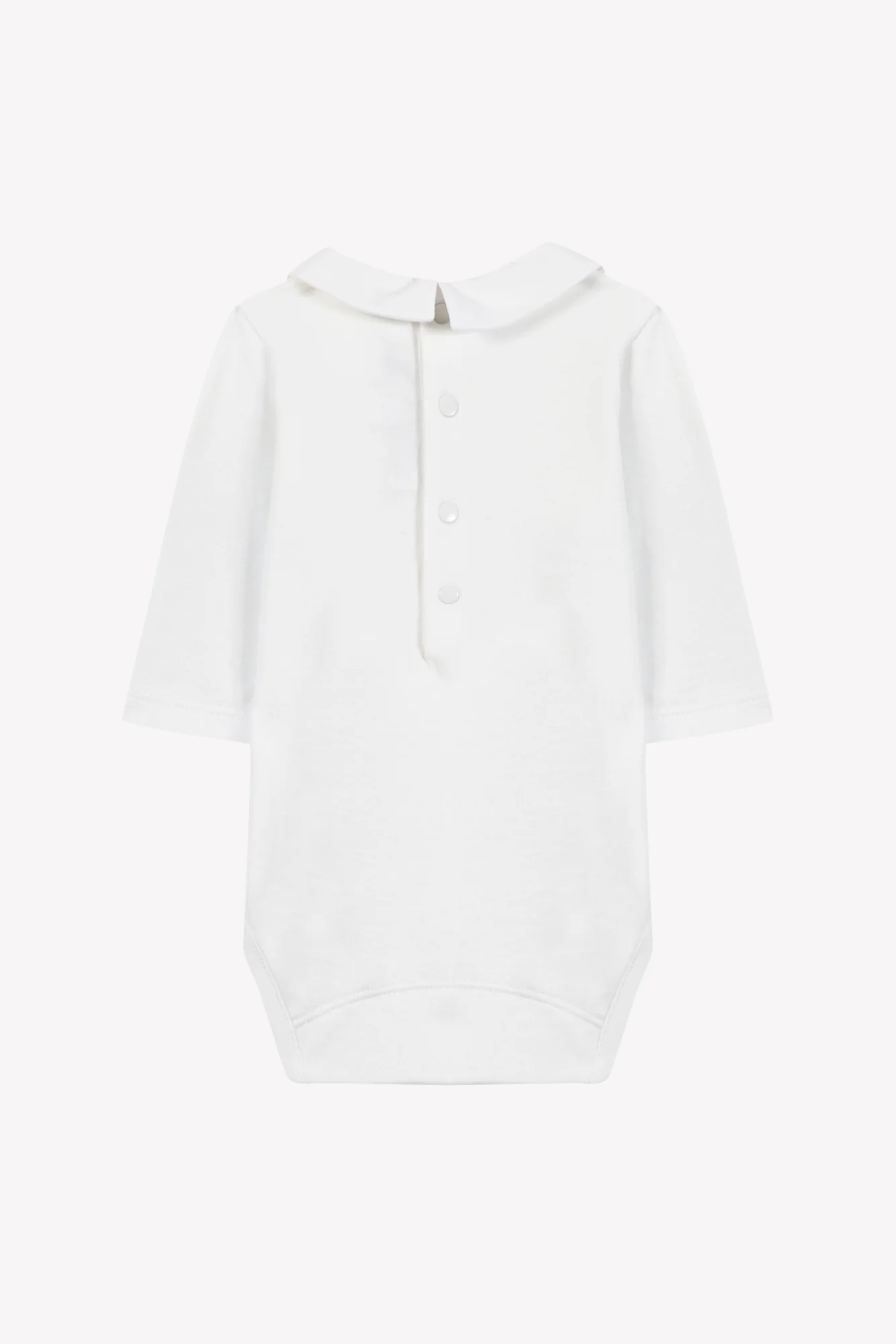 Body - Bleu horizon coton broderie chien - Image 3