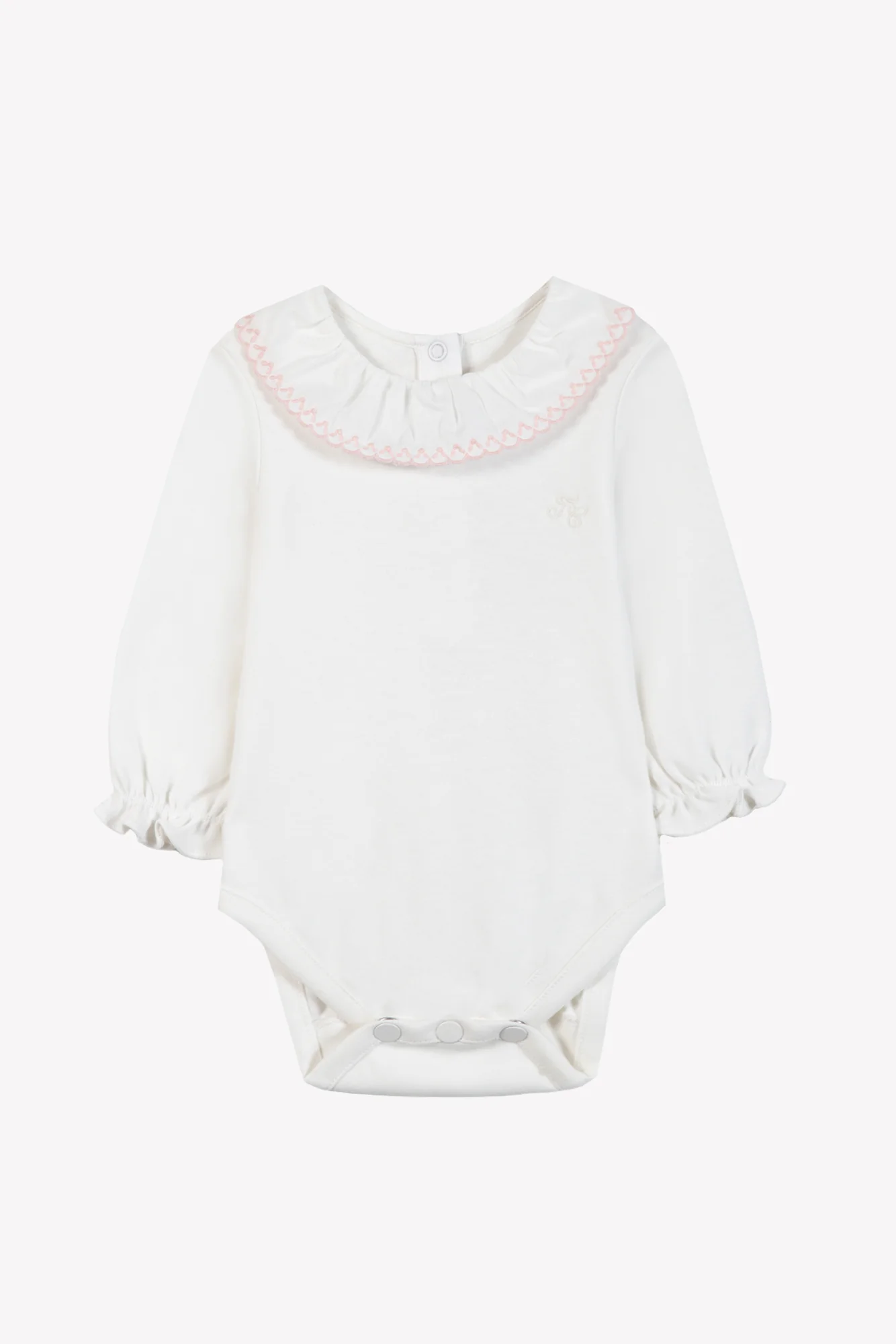 Body - Rosée coton col volanté broderie - Image 2