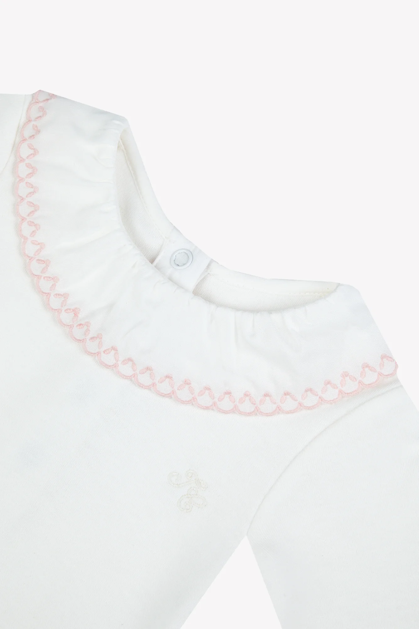 Body - Rosée coton col volanté broderie - Image 4