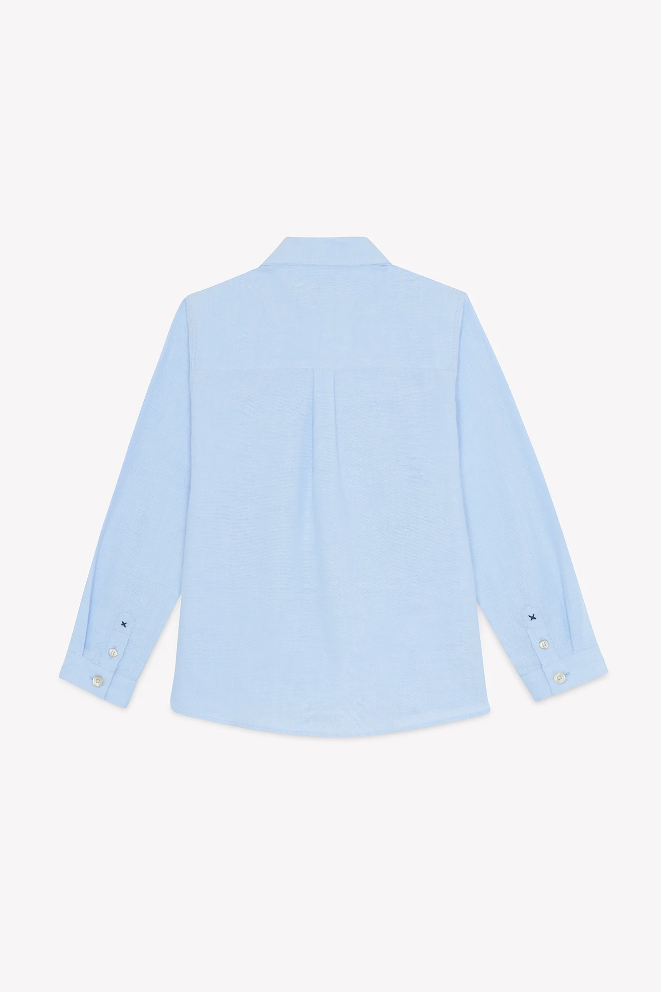Chemise - Bleu Horizon coton broderies bleu marine - Image 2
