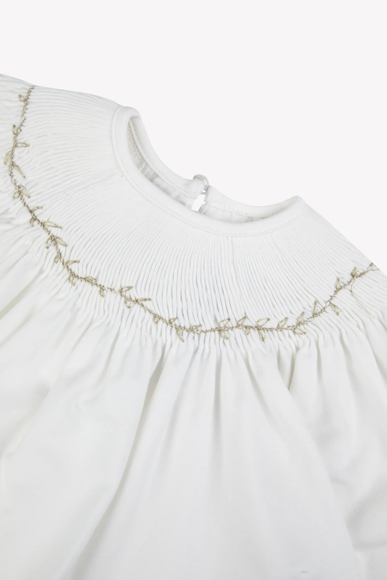 Blouse - Ecru à smocks - Image 3