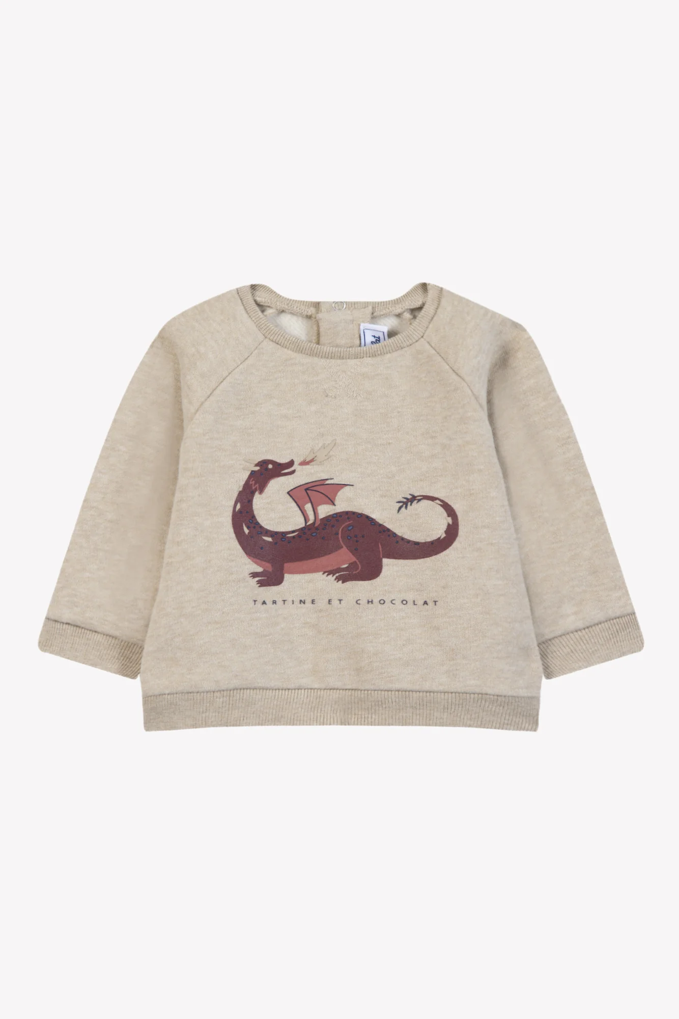 Pull - Sable coton imprimé dinosaure - Image 4