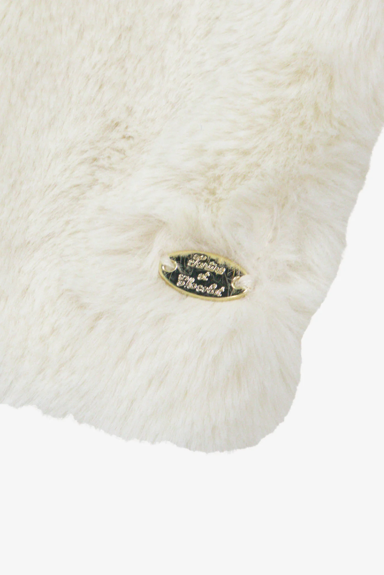 Gilet - Ecru imitation fourrure - Image 3