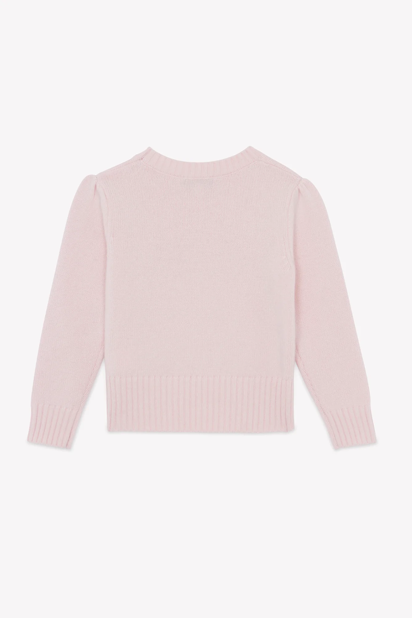 Pull - Rosée laine broderies fleurs - Image 4