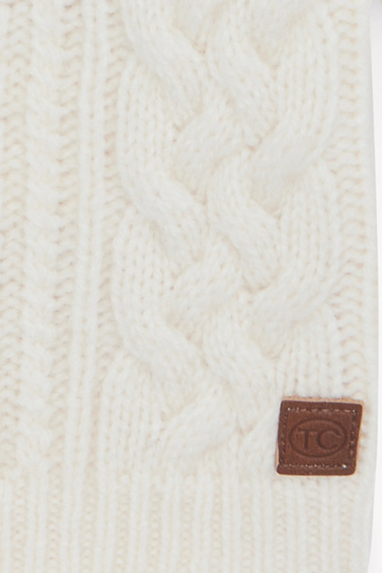 Cardigan - Ecru laine maille torsadée - Image 3