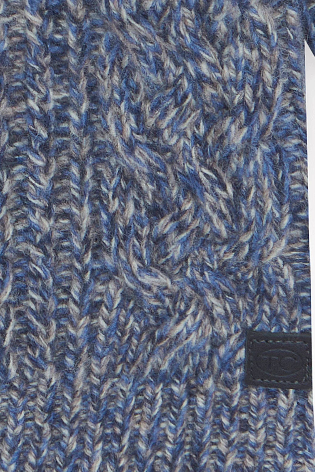 Cardigan - Indigo laine maille torsadée - Image 3