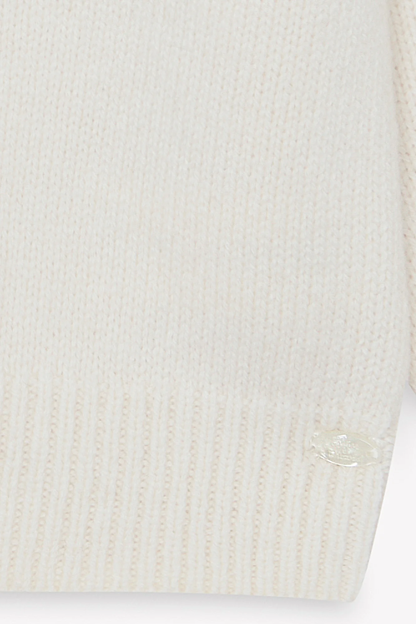 Pull - Ecru laine maille jacquard - Image 6